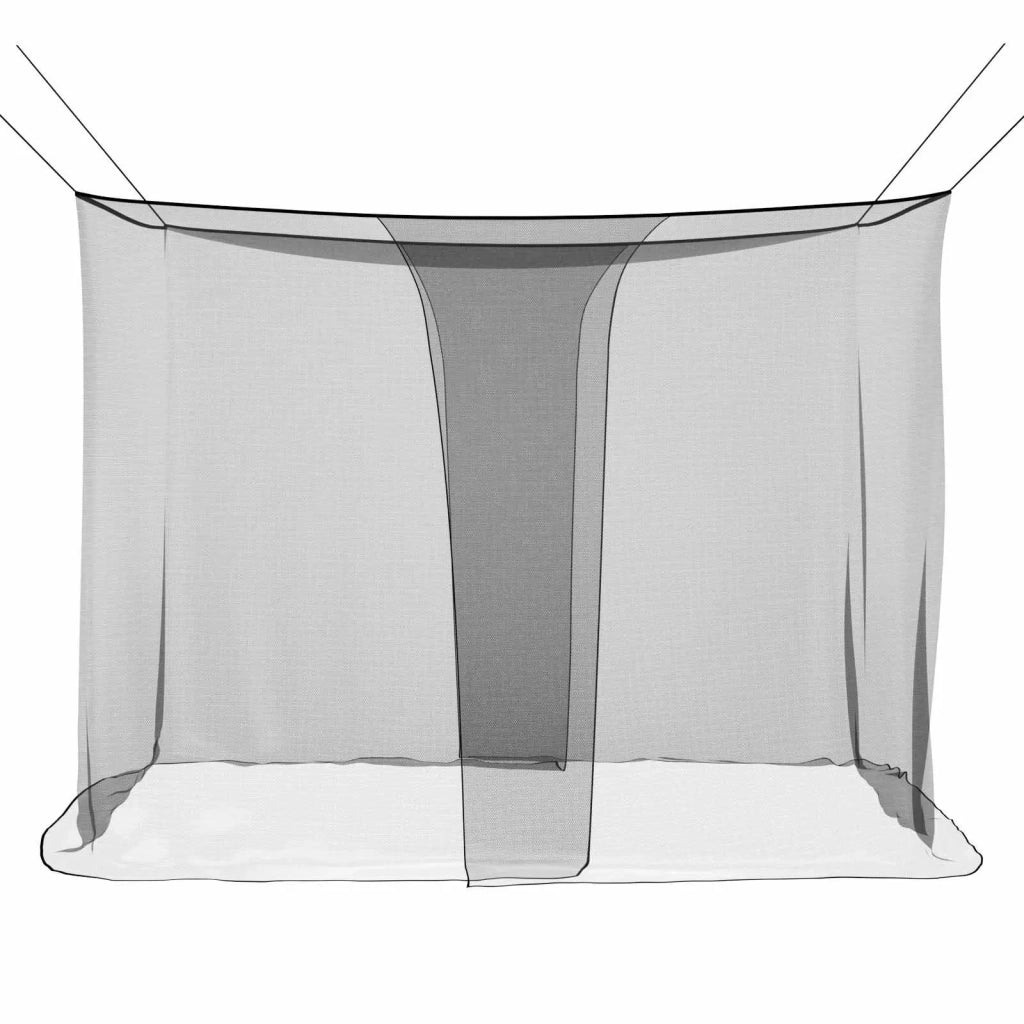 Zanzariera per letto 156 maglia Nero 220 x 150 x 180 cm 42033567