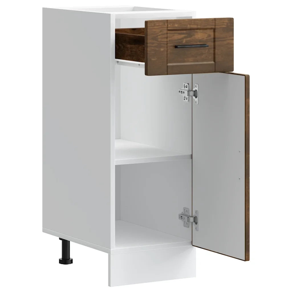 Base da Cucina-Mobile Base da Cucina Porto Rovere Fumo in Legno Multistrato 820506