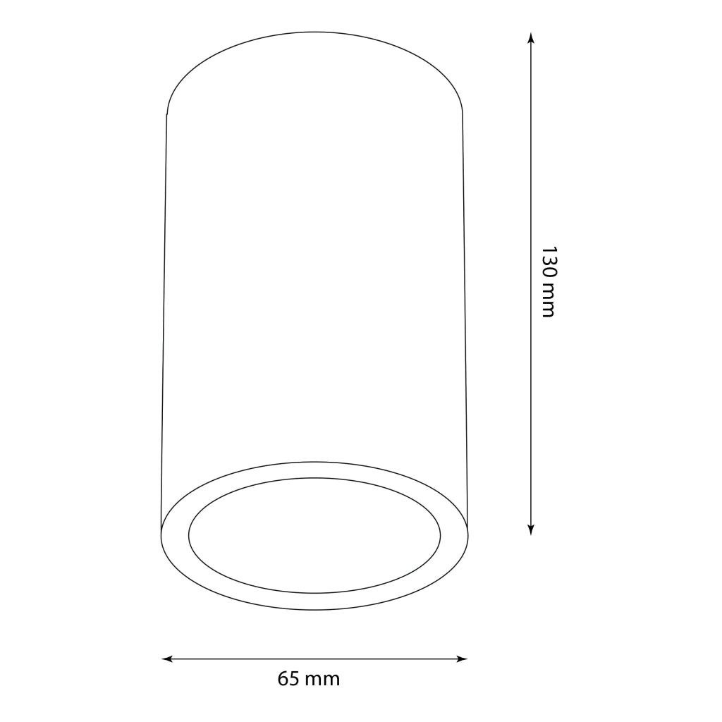 Applique esterna Polux Atlanta GU10 nera alluminio IP54