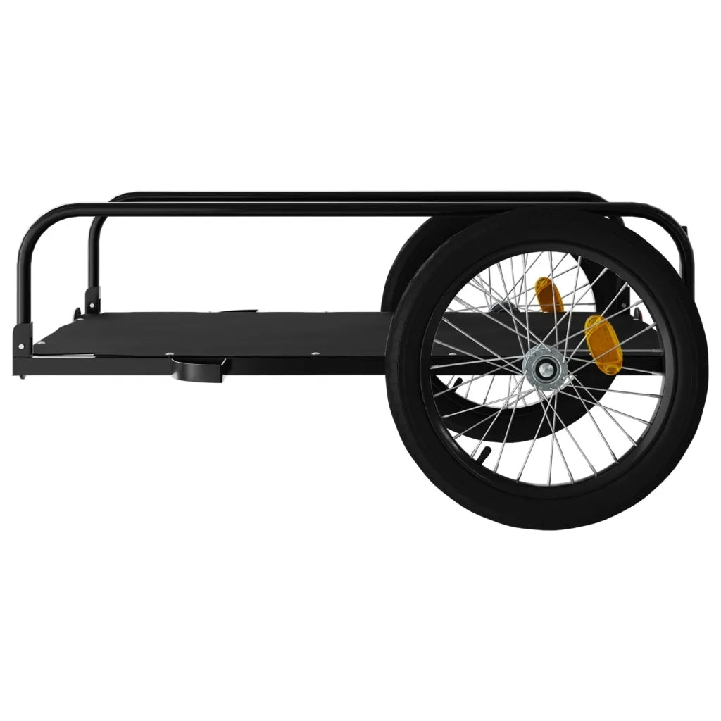 Rimorchio da Bici Nero 135x70x37 cm in Ferro CFW6648438