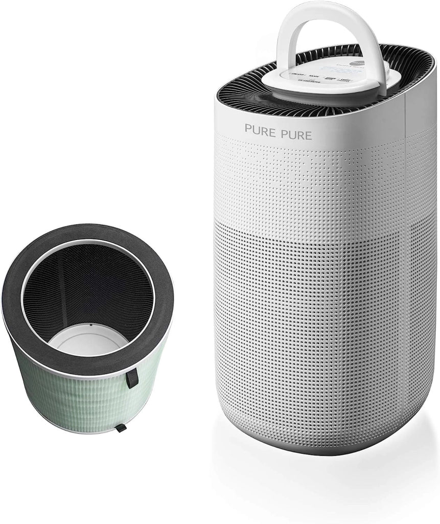 Macom 879 purificatore d'aria con funzione wi-fi ed app dedicata potenza 50 w colore bianco/nero