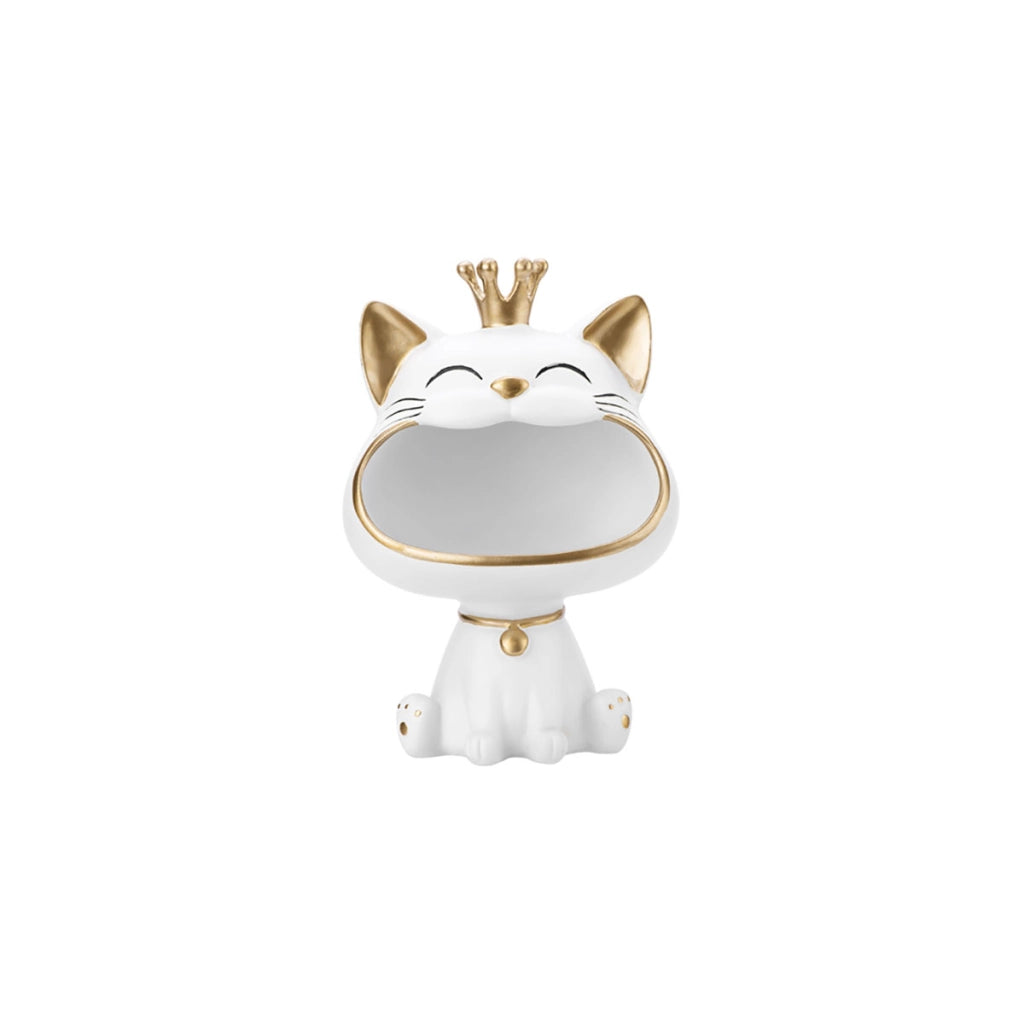 Decorazione da interni King Cat con grande sorriso Bianco TechKidz
