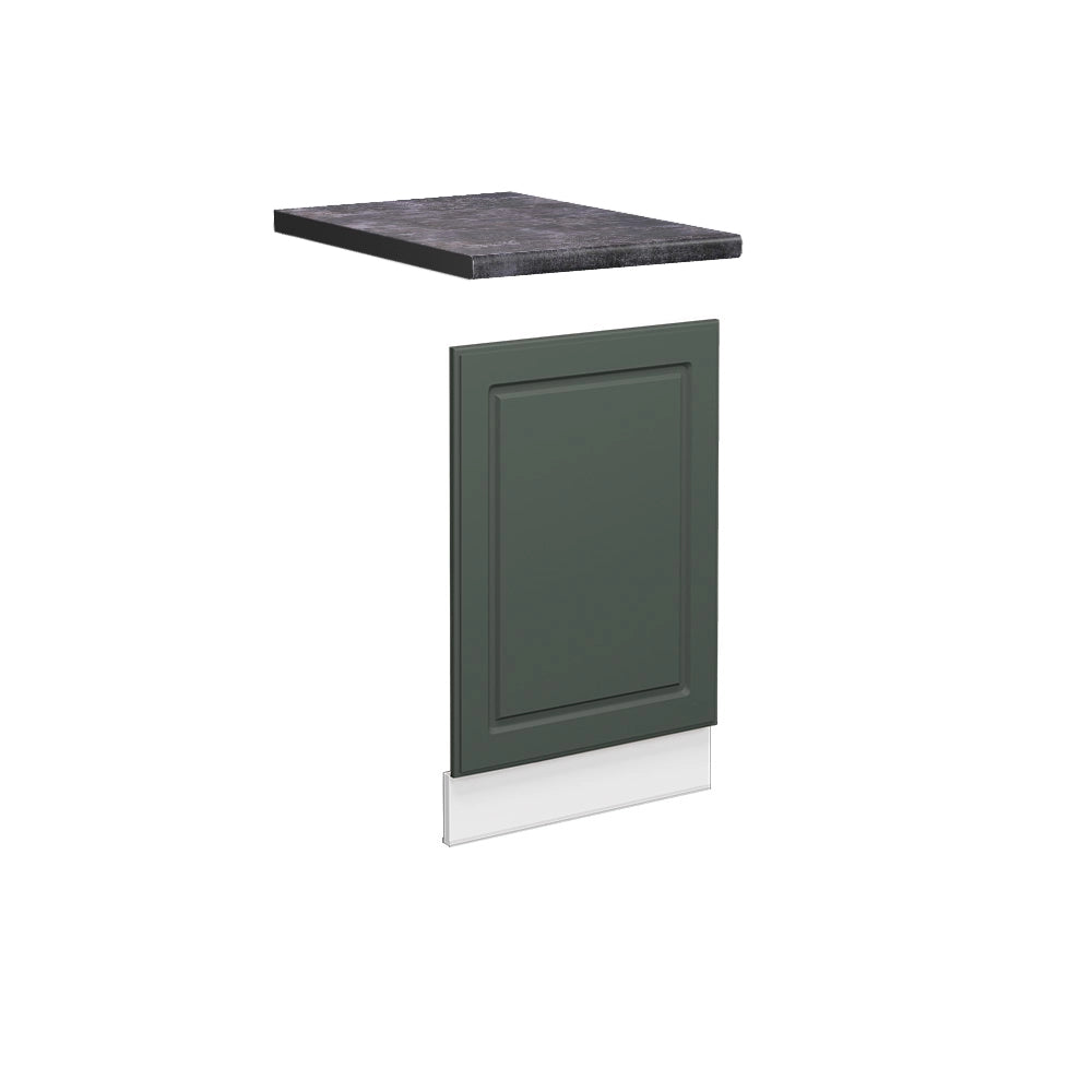 Pannello frontale Fame-Line Verde-oro rustico/Bianco 45 cm, PL Antracite Vicco