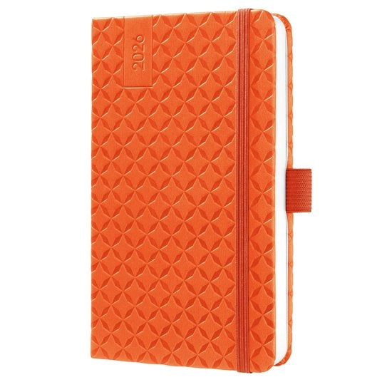 Agenda 2026 - Weekplanner A6 in Carta Rigida - Orange - 2 pagine per settimana - Molte pagine di pianificazione