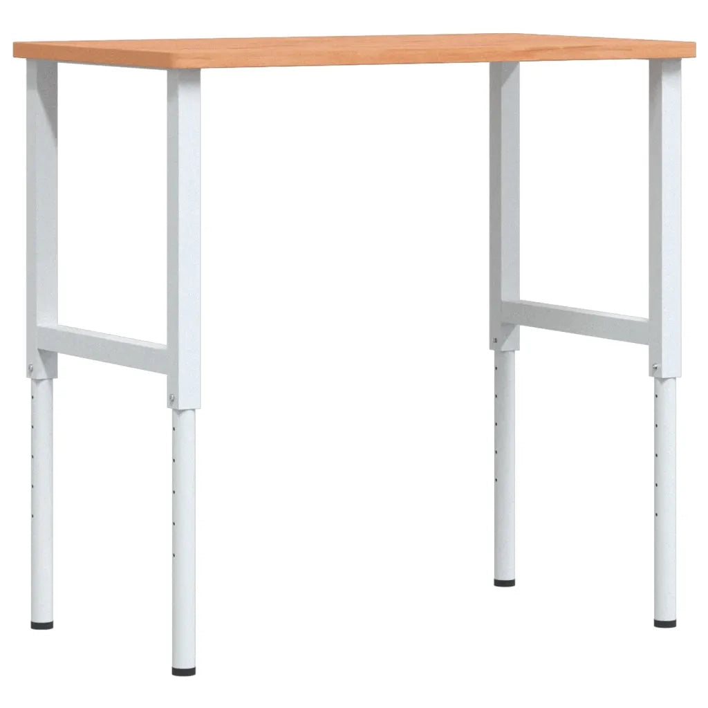 Banco da Lavoro 100x60x(71,5-98) cm Legno Faggio Rettangolare CFW9066645