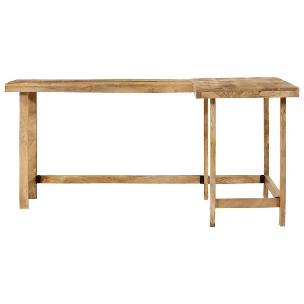 Scrivania 165x110x75 cm in Legno Massello di Mango 353334