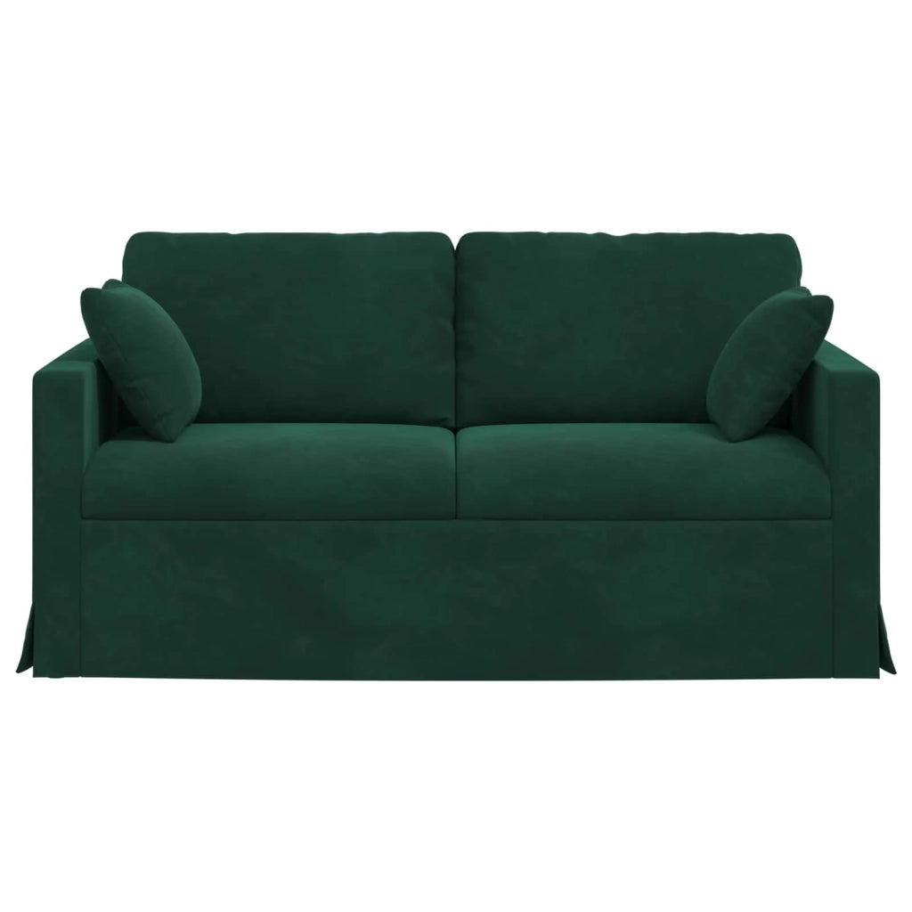 Divano Verde Scuro 158 x 78 x 80 cm Velluto 42024424