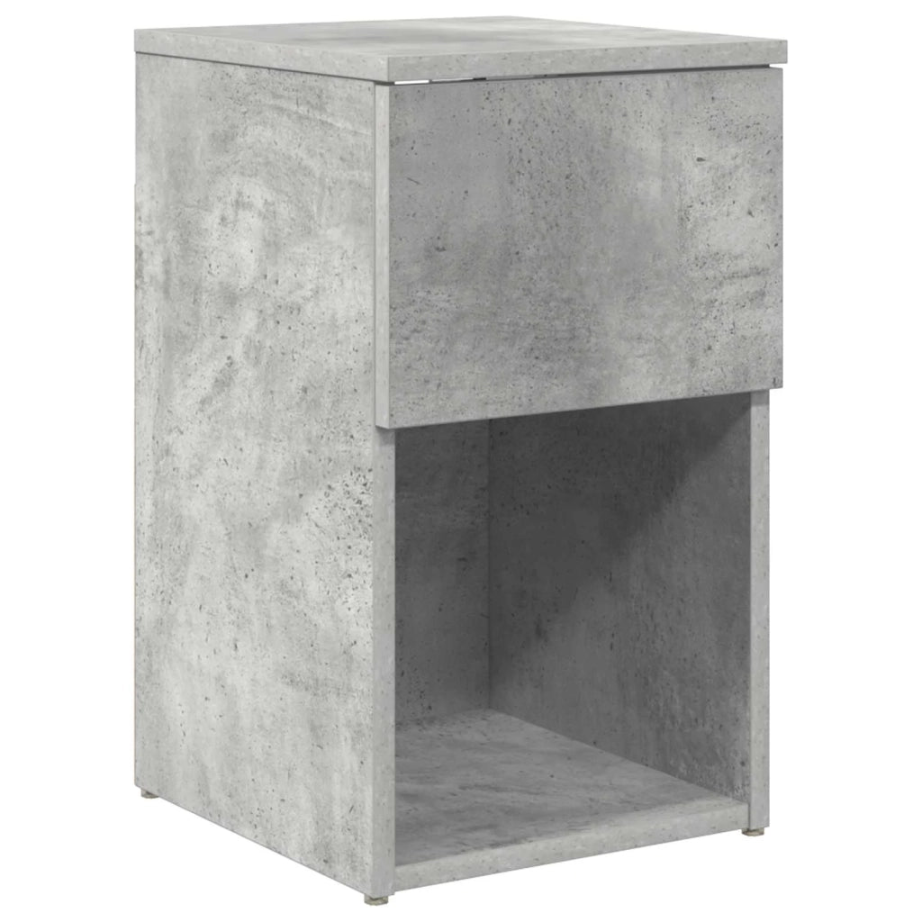 Armadietto per letto 2 pz Grigio Cemento 29 x 31,5 x 49 cm CFW5721421