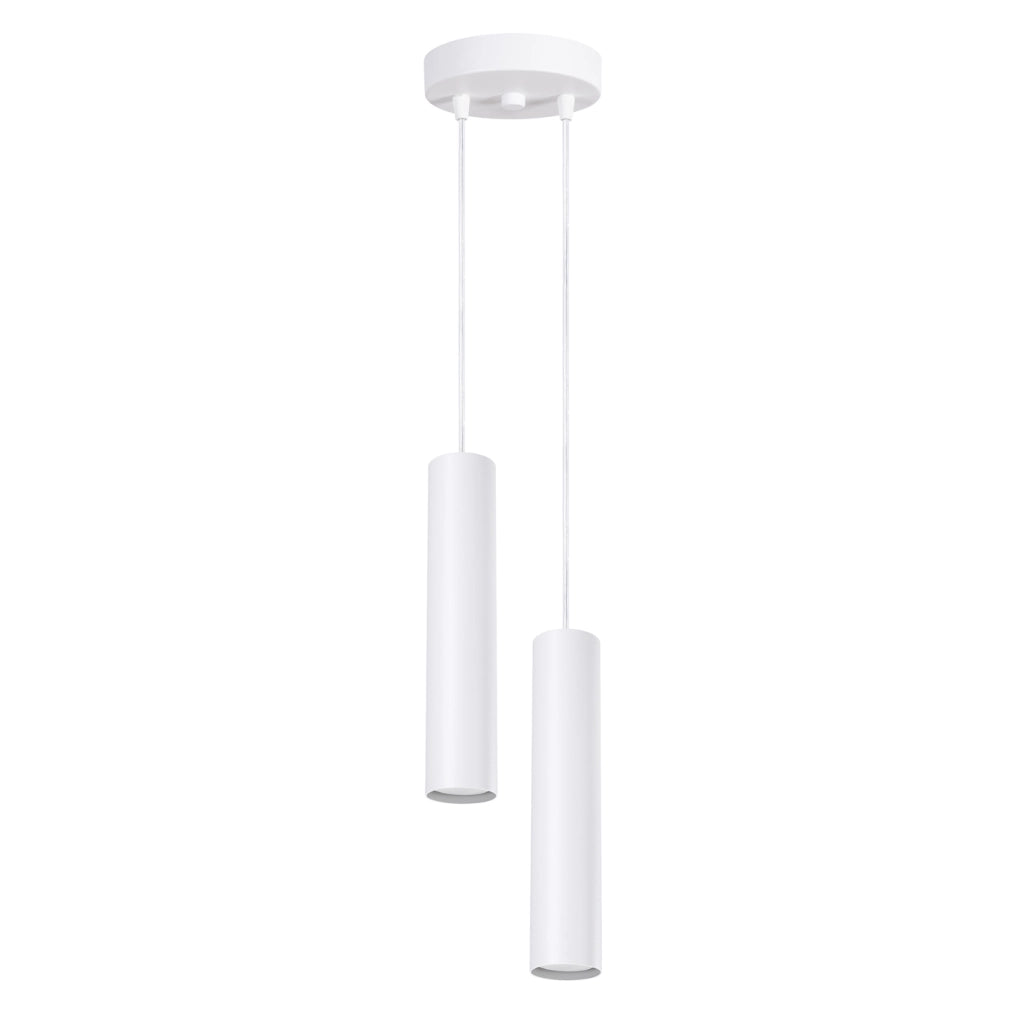 Lampada a sospensione LAGOS 2P bianco