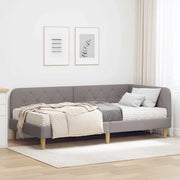 Cornice del letto ad angolo Talpa 90 x 200 cm Tessuto 3394122