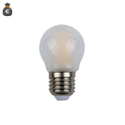 Alcapower Lampadina LED Minisfera G45 E27 4W 450lm 4000K Luce Naturale, Vetro Frost, Design Compatto, Efficienza Energetica Classe E, 25000 Ore