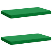 Cuscini per Panchina a 2 Pezzi VUGHT 2 pz 100% Poliestere Verde 951673