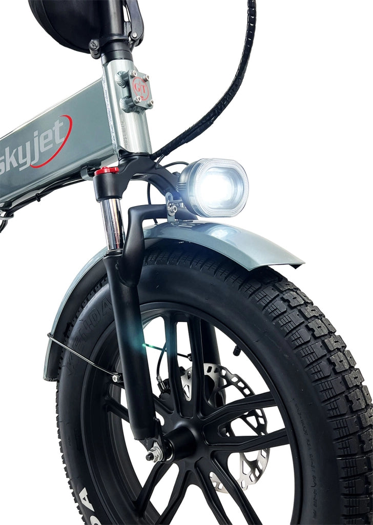 Bicicletta Elettrica GT3 PRO 250W con Freni Idraulici Display XXL e Chiave NFC Grigio
