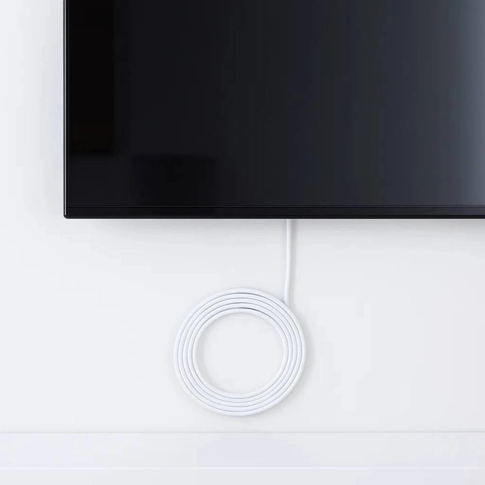 Cavo coassiale 75 ohm classe b ccs Ø5 mm per tv e sat matassa da 10 mt