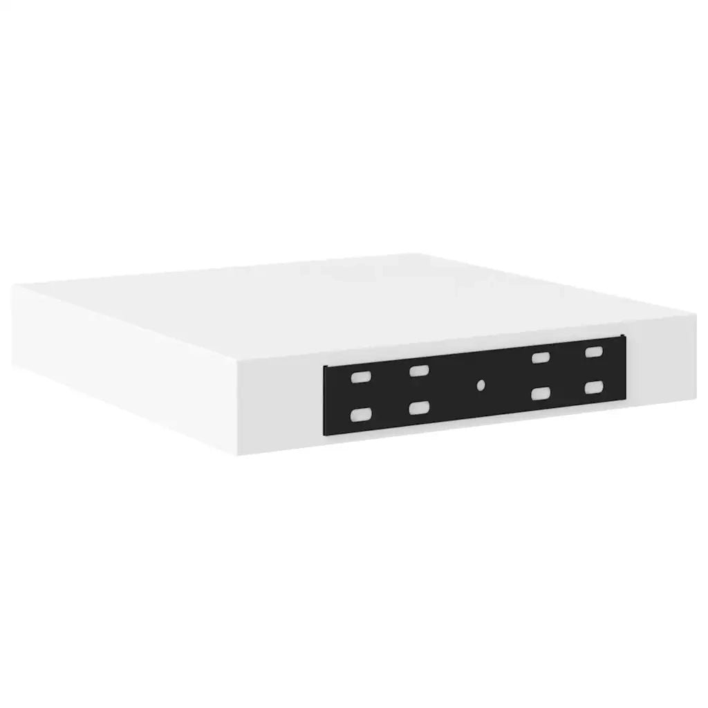 Scaffali a Parete 2 pz Bianco 23x23,5x3,8 cm in MDF cod mxl 33650
