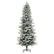 Albero di Natale Artificiale Nevado ¨C zephmum ¨C Verde Bianco 210 cm