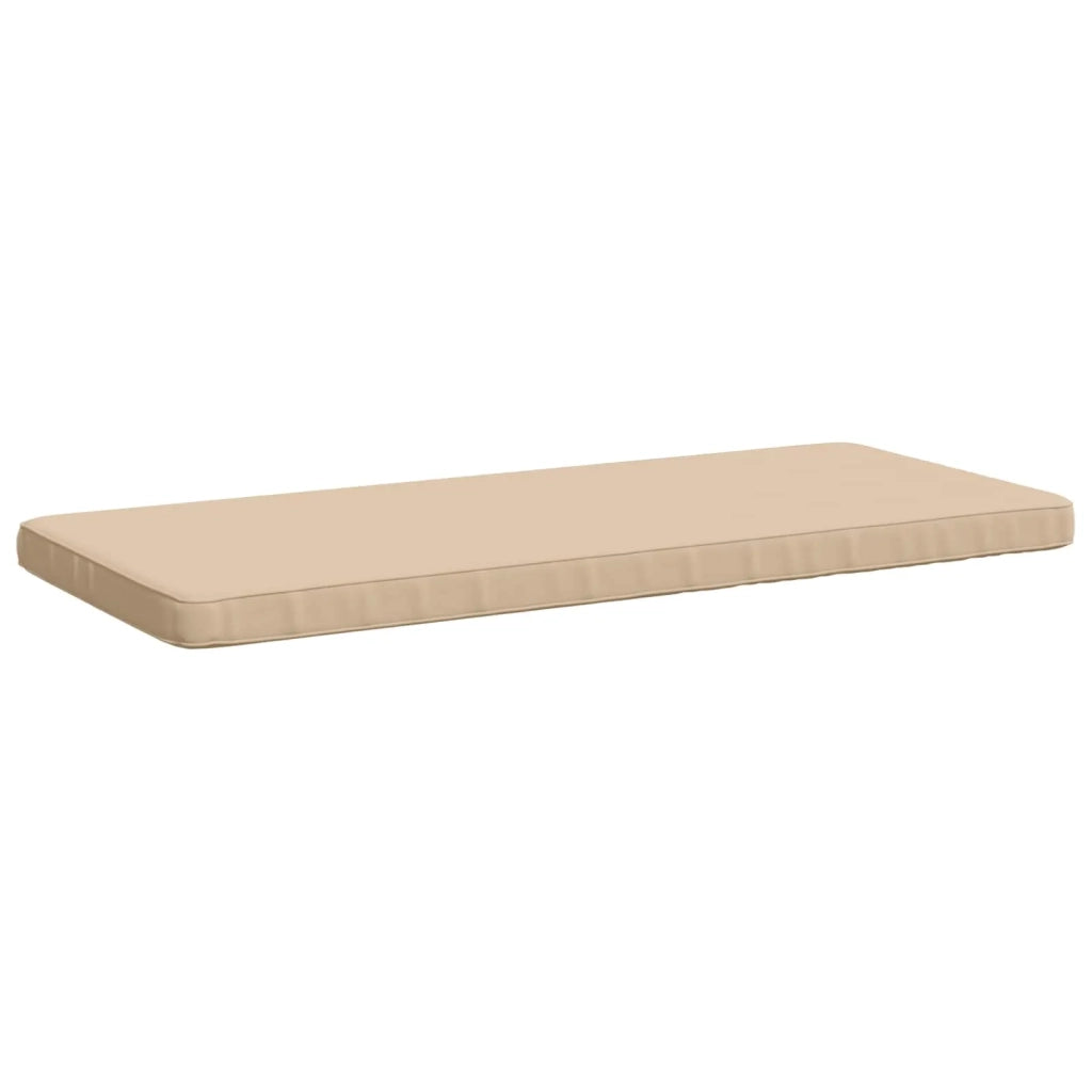 Cuscini per Panchina a 2 Pezzi VUGHT 2 pz 100% Poliestere Crema 951887