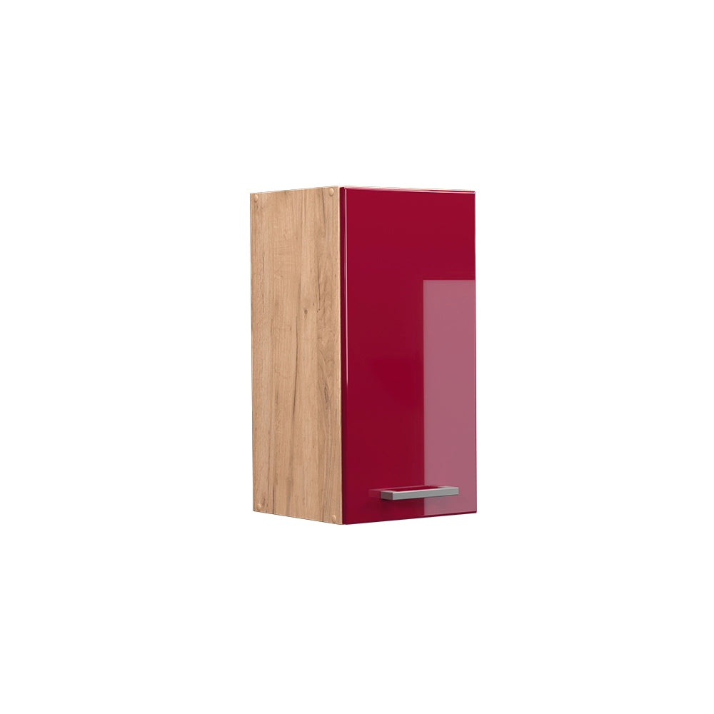 Vicco Pensile da cucina Rosso lucido 30 cm