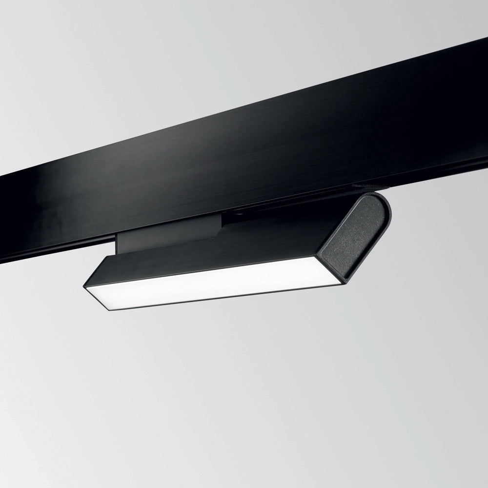 Sistema Magnetico Flessibile On-Off Ego Alluminio Nero 1 Luce 7W 3000K