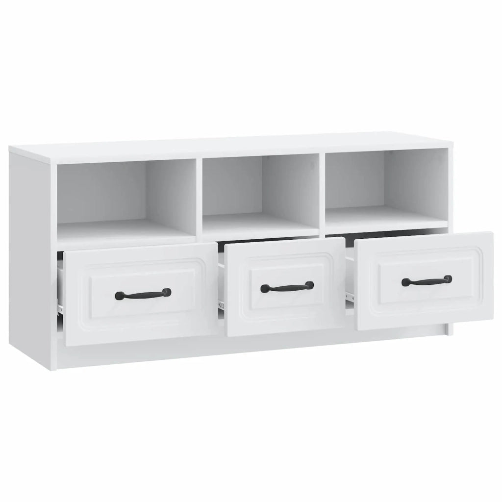 Mobile TV Bianco 102 x 34,5 x 47 cm Legno ingegnerizzato 895825