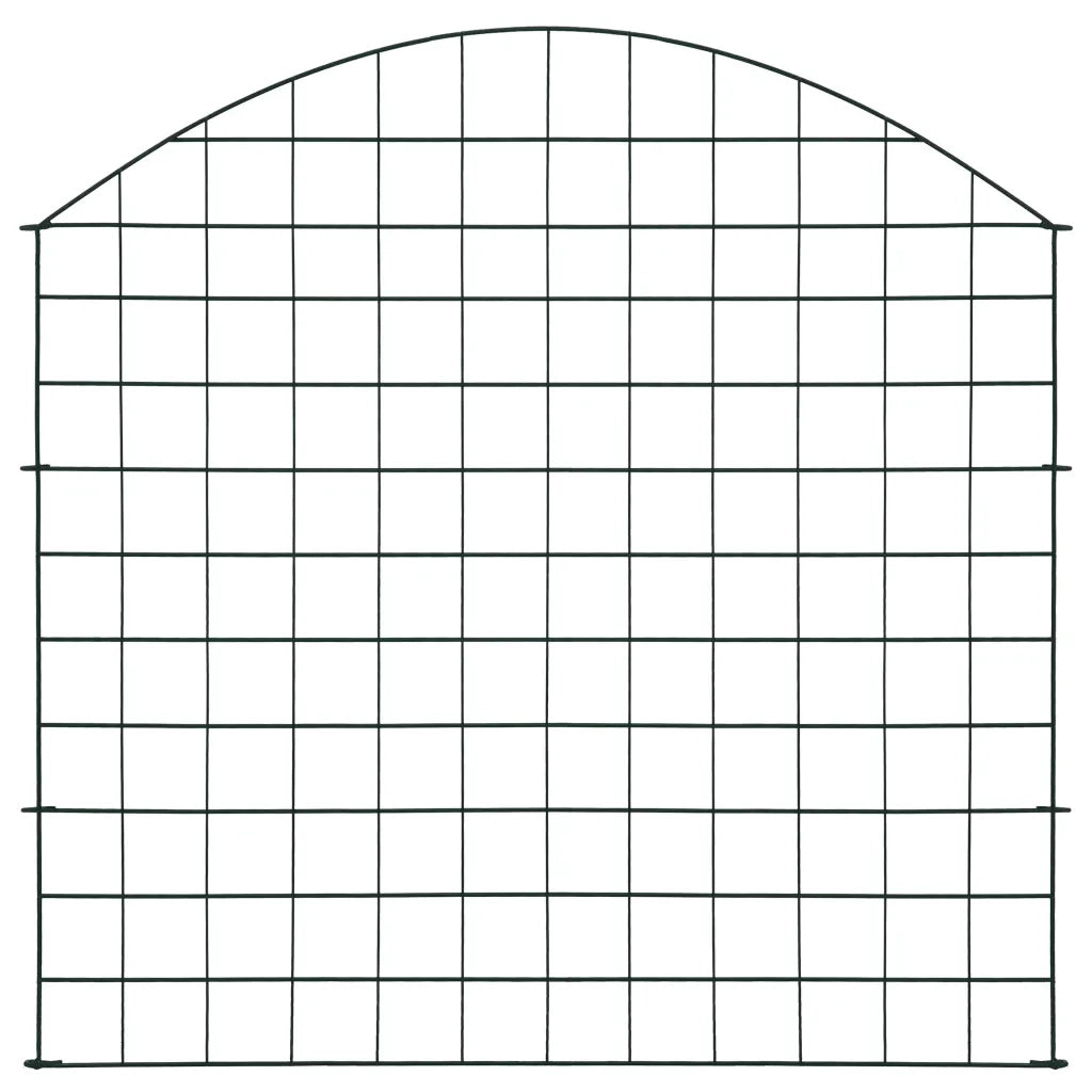 Set Recinzione da Giardino ad Arco 77,5x78,5 cm Verde 146103