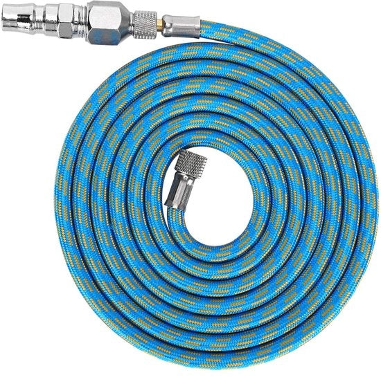 Kit di compressione per pistola a spruzzo - Pistola a spruzzo - Compressore - Kit di accessori - Modello - Blu - Hobby - Modellismo