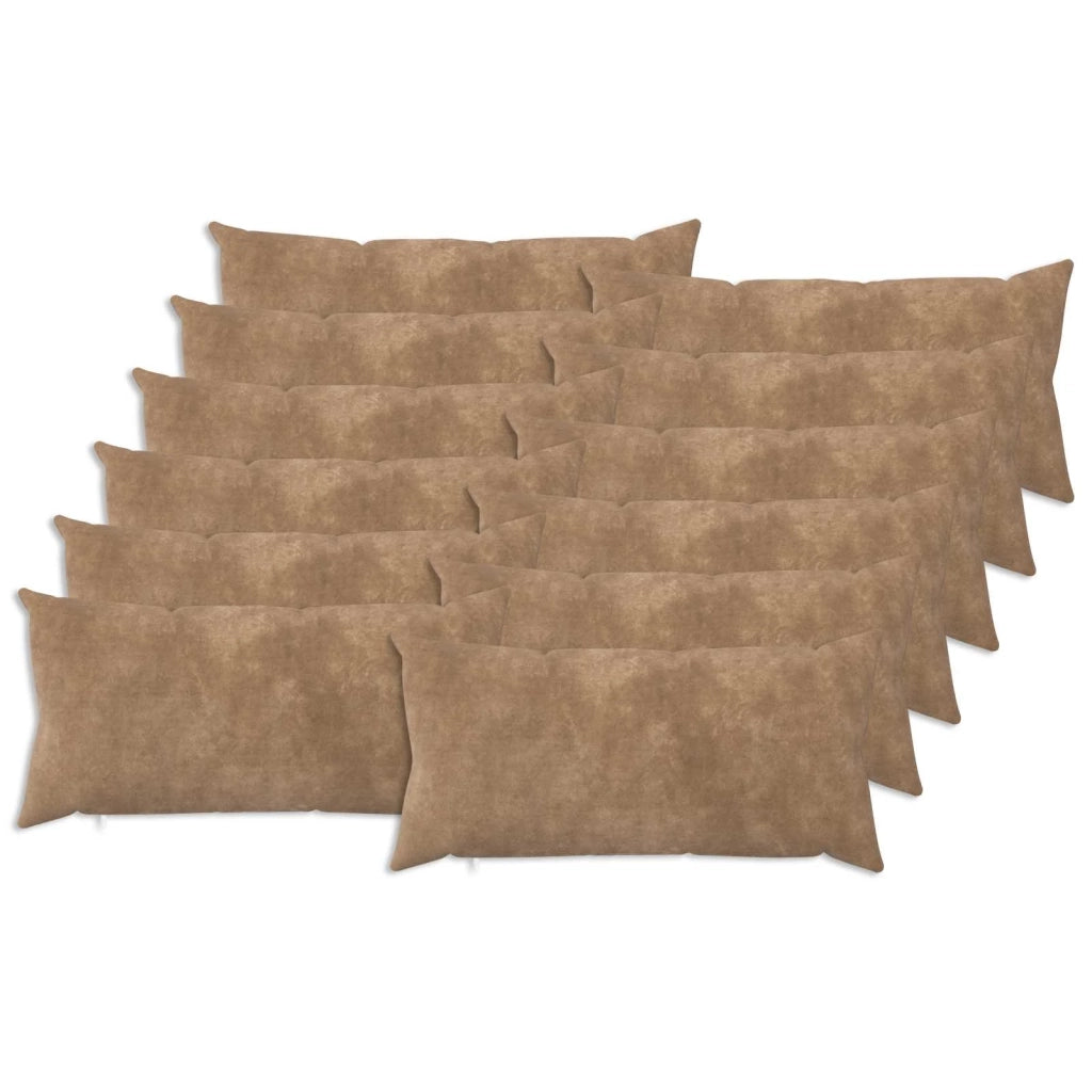 Federa 12 pcs HEERLEN Tortora 40 x 80 cm Fleece in microfibra 909987