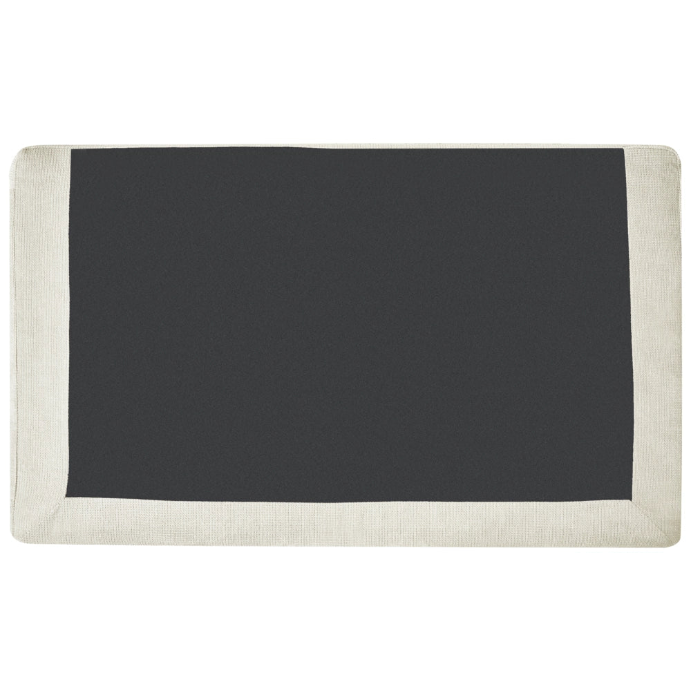 Divano angolare a destra  in tessuto di ciniglia bianco sporco Poliestere Metallo Gambe nere 190 x 272 x 83 cm Schienale imbottito e rifinito 3 posti a L Soggiorno in stile moderno