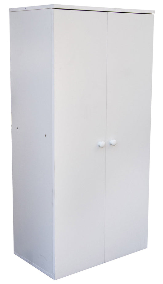 Mobiile 2 Ante 7 Ripiani 55x34x112 cm in PB Bianco