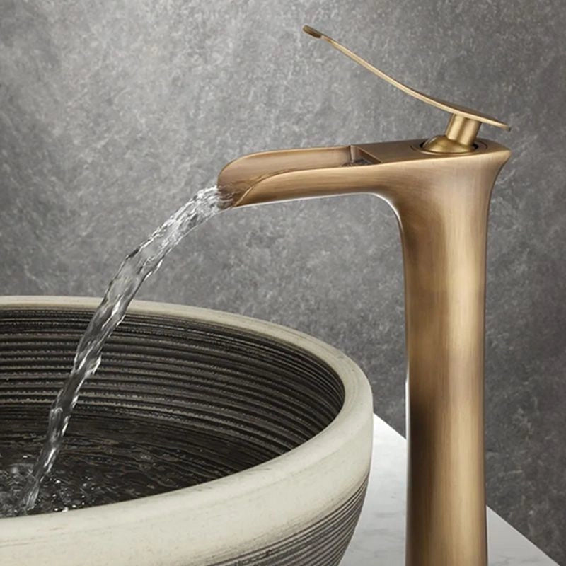Rubinetto Da Lavabo Rea Laguna Antique Brush Gold High