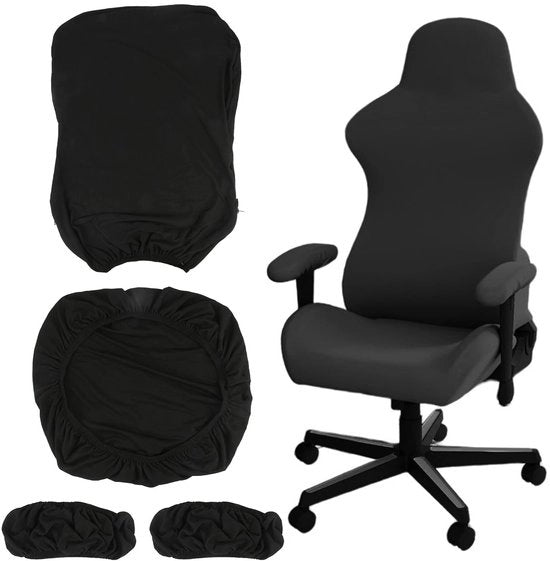 Supporti per monitor 4 pezzi - Nero - Resistenti - Rimovibili - Antiscivolo - Impermeabili - Resistenti alle scalfitture - Supporti per monitor