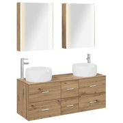 Set di mobili per il bagno 5 pcs Rovere Artigianale 3407054