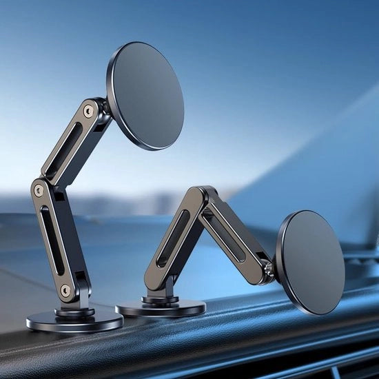Oggetto di fissaggio magnetico per auto - colla nano resistente - lega di alluminio