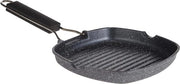 Panno per grigliare a forma quadrata - nero grigio alluminio 4 mm - adatto per la preparazione del pane