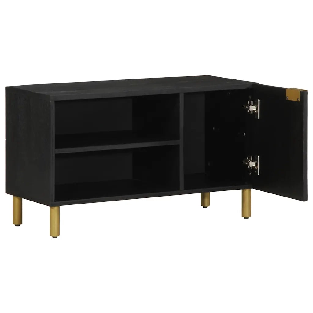 Mobile Porta TV Nero 80x33x46 cm in Legno Multistrato 4017663