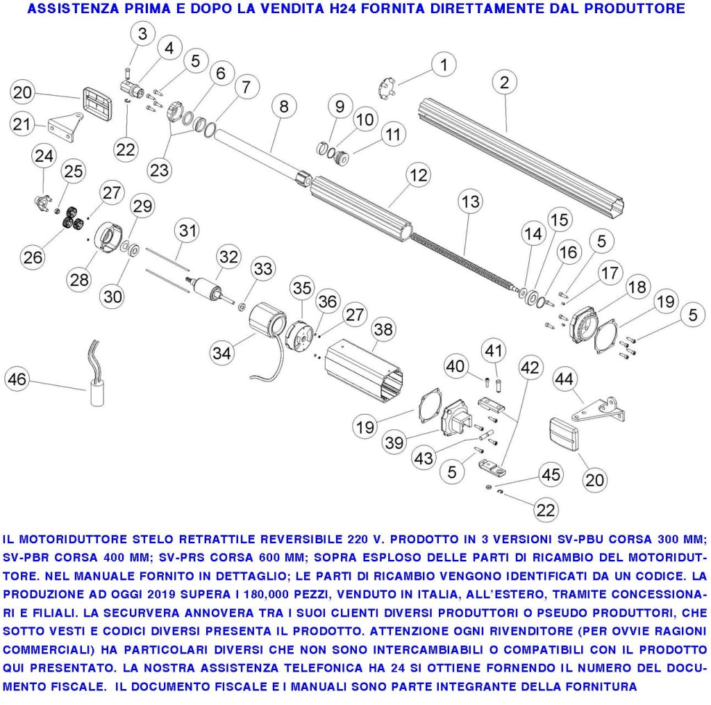 Apricancello 220 V x Cancello da 7 MT 2 Ante da 3,5 Metri 2 Motori 230 V Stelo Retrattile Reversibile Corsa 600 mm Spinta 250 Kg Centrale 2 Coppie 2 Coppie Fotocellule 2 Radiocomandi Faro Selettore