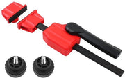 Chiusura per tavolo da lavoro 20mm - Acciaio - Nero/Rosso - Lavorazione del legno - Resistente allo shock - Lunga durata - Progettazione ergonomico - Chiusura