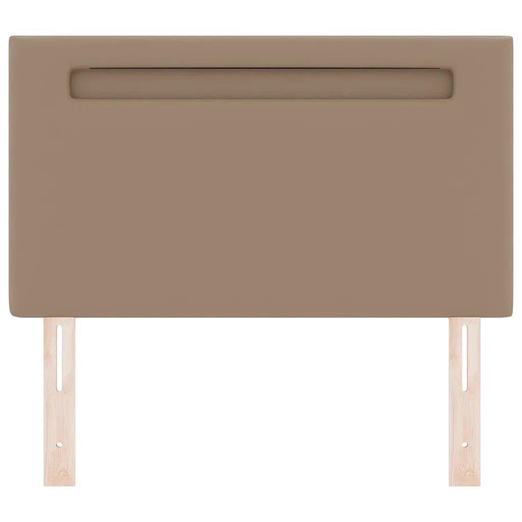 vidaXL Testiera Montaggio a parete con testiera Cappuccino 90 cm PVC