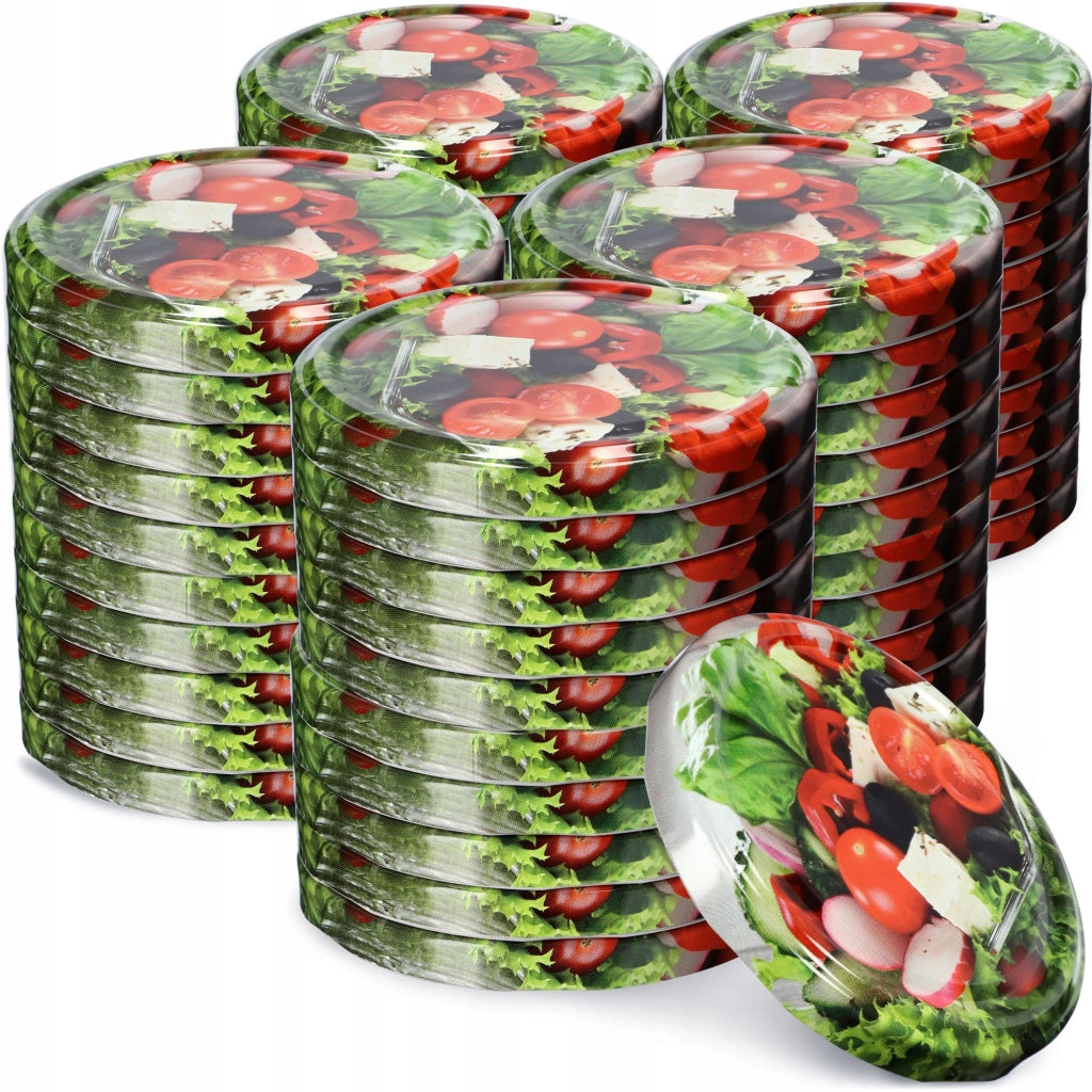 KADAX 50x Jar Caps Fi 82 Tappi per Barattoli Coperchi Conserva