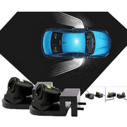 Trade Shop - Kit Proiettore Led Angel Illuminazione Portiere Anteriori Auto Luce Led Bianca -