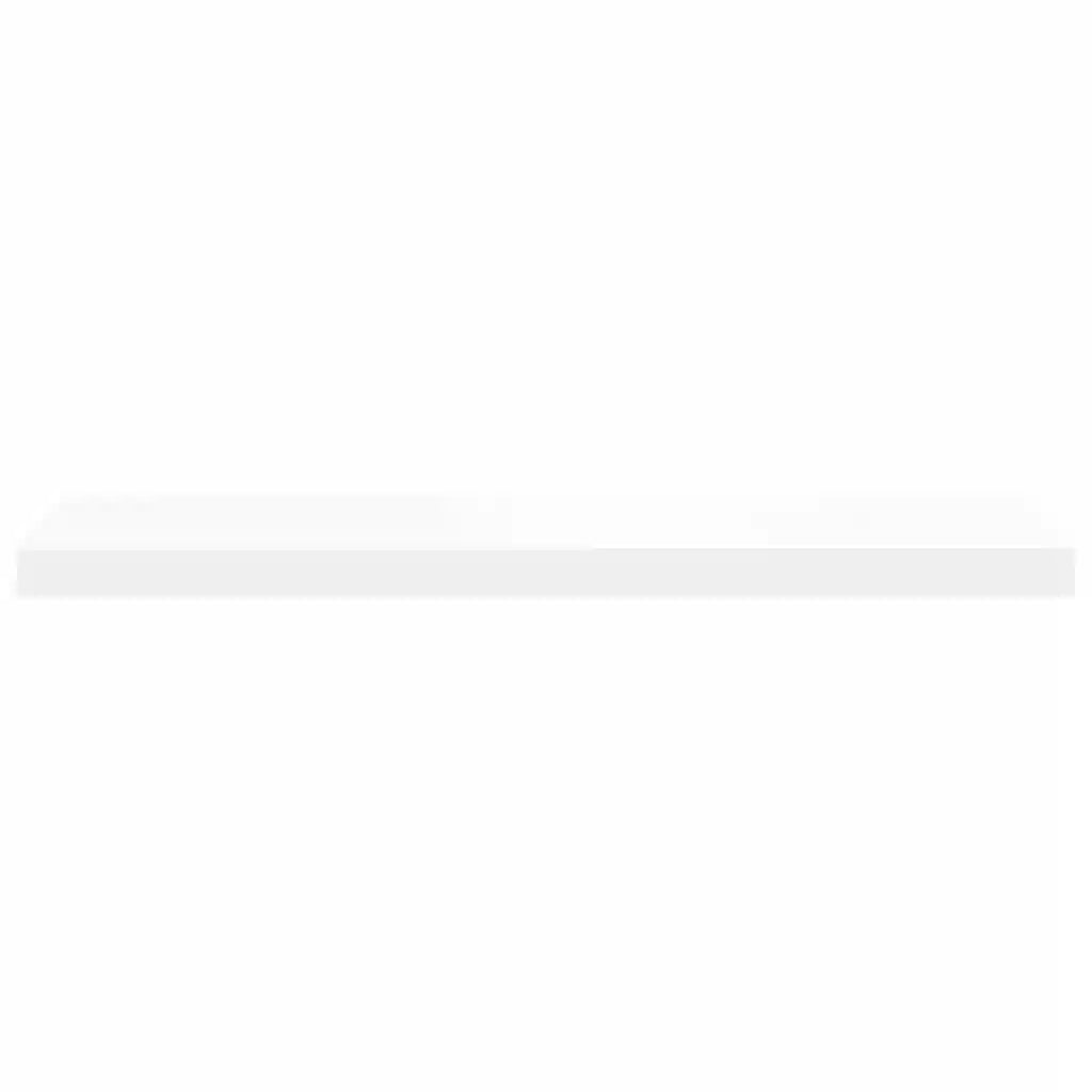 Scaffale a Parete Bianco 80x23,5x3,8 cm in MDF 323814