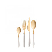ARES, Posate Finitura Oro Set 24 pz, Scatola Wengè, Casa Bugatti