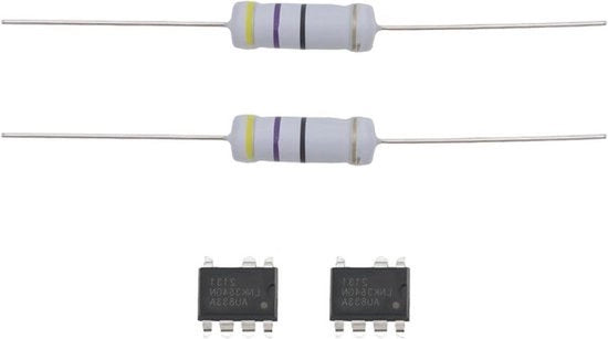 Componente Elettronico - Economia di Energie - Interruttore Fuori Linea - 47 Ohm - Verde - Adatto a Tutti i Modelli