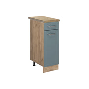 Vicco Mobiletto base per cucina Grigio-blu 30 cm , PL Rovere