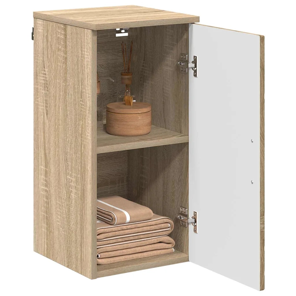 Mobile da Bagno con porta Rovere Sonoma 30 x 31,5 x 61 cm