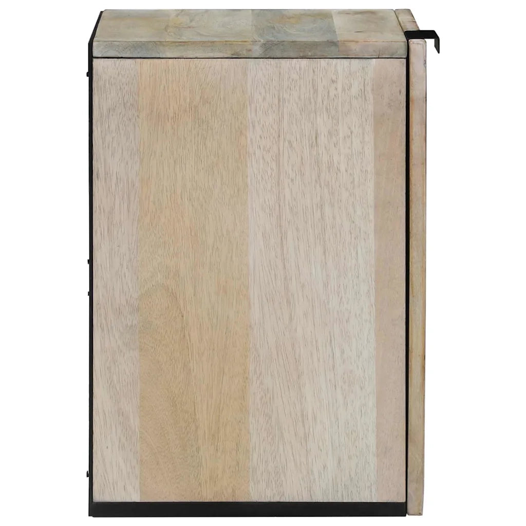 vidaXL Armadio sottolavello con porta Marrone e Nero 38 x 33.5 x 48 cm