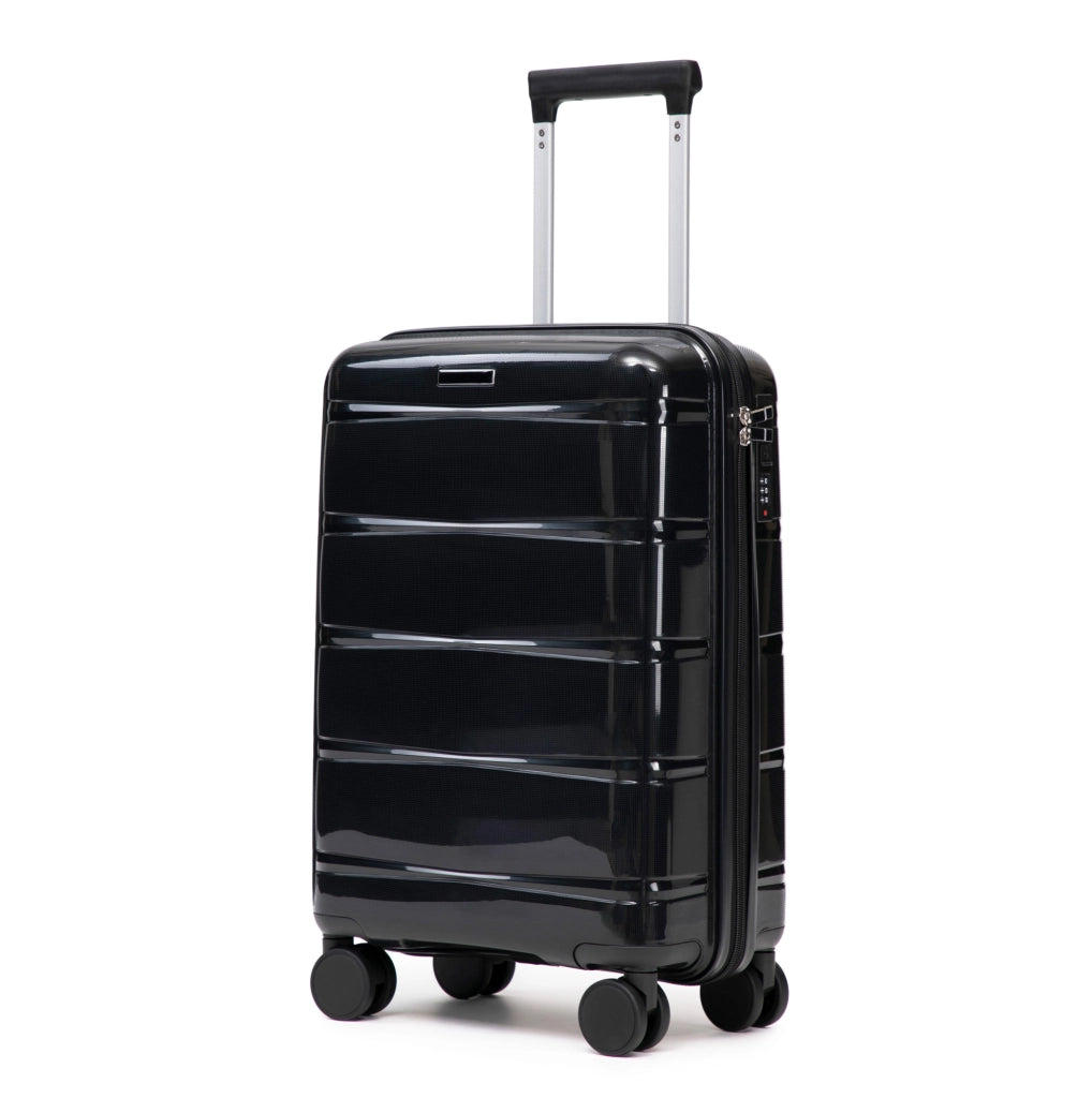 TROLLEY da Cabina 50,8 cm in PP Nero con Lucchetto a Combinazione