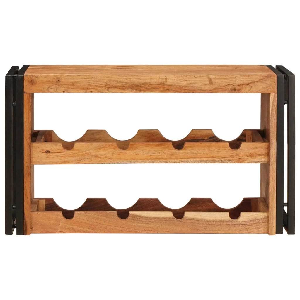 Portabottiglie Marrone 80 x 45 x 33 cm Legno di Acacia Massello CFW7287807