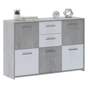 Madia Pineto, Credenza 2 Cassetti, 114x33x78h cm Bianco