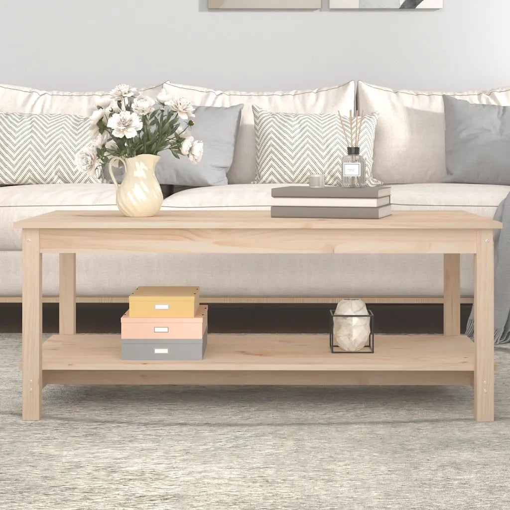 Tavolino da salotto | Tavolino da caff¨¨ | Tavolino da Soggiorno 110x55x45 cm Legno Massello di Pino
